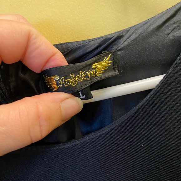 Midnight Blue and grey mini dress✨🌟 - Picture 4 of 7